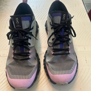 On Running Women's Athletic Shoes - Gray and Purple